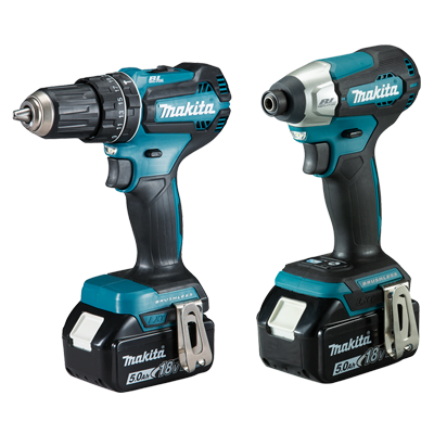 Makita DLX2416YX2 kit rotomartillo y atornillador