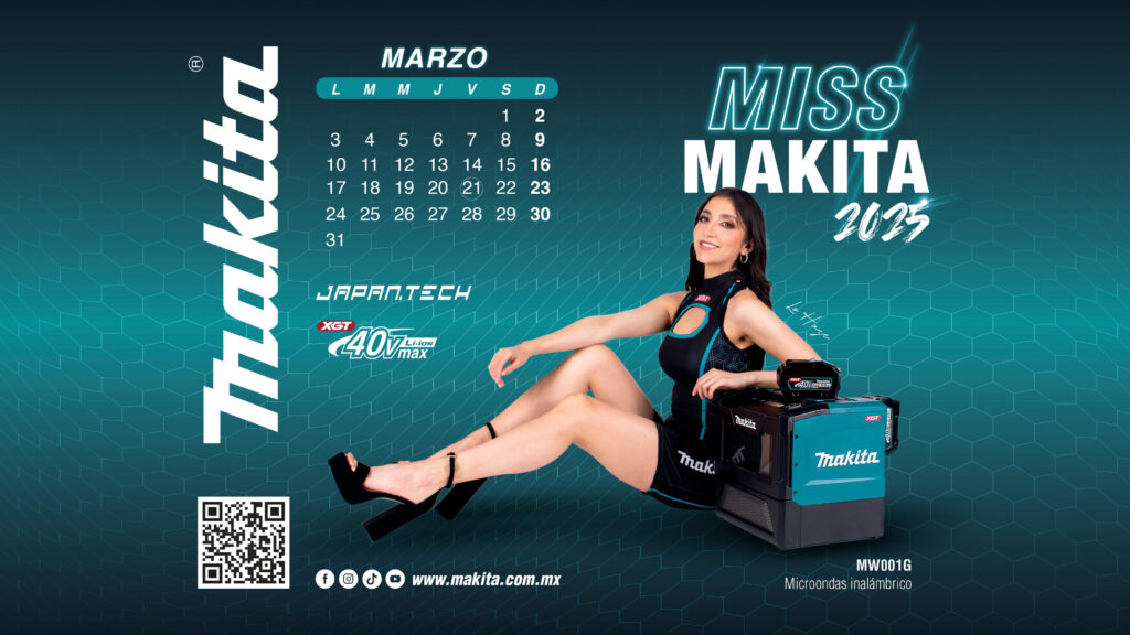 Calendario Makita marzo
